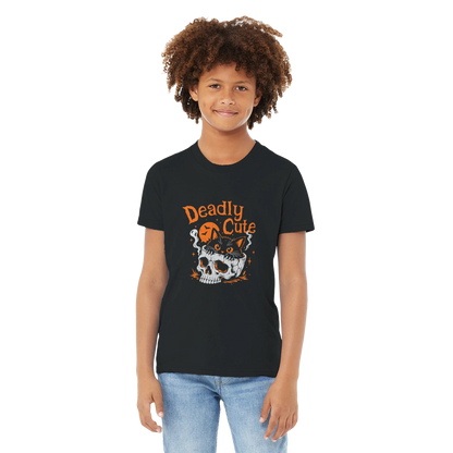 T-shirt enfant chat « Deadly Cute Cat » – Gaga de mon chat (vue 12)