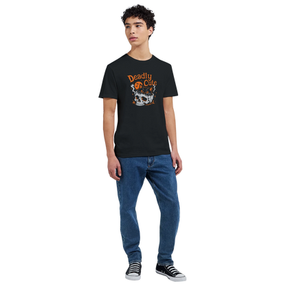 T-shirt unisexe humour chat « Deadly Cute Cat » – Gaga de mon chat (vue 10)