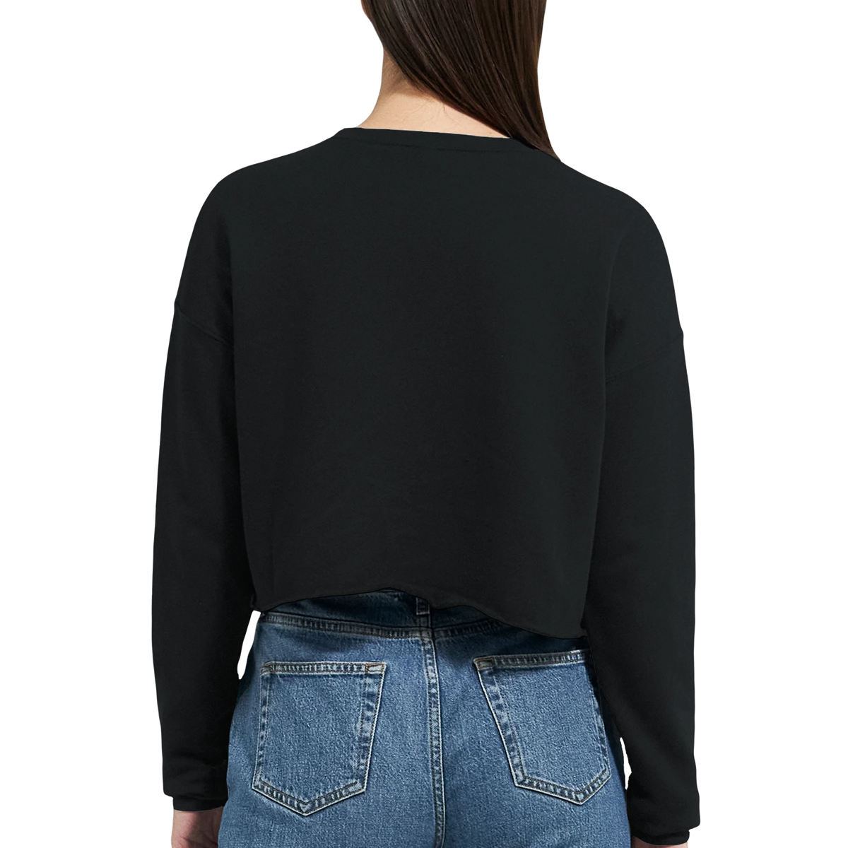 Sweat crop top femme humour chat « Mortellement mignon » – Gaga de mon chat (vue 12)