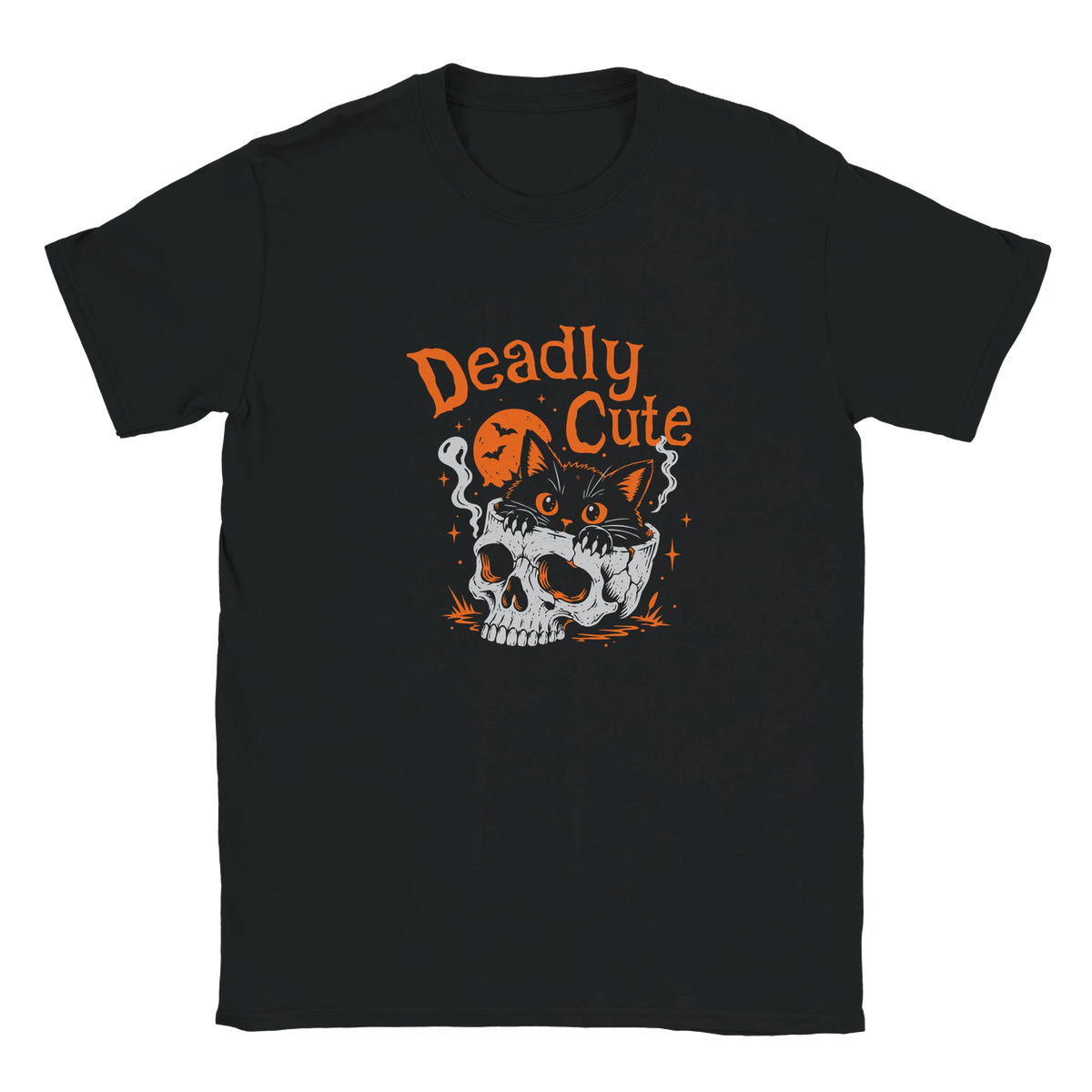 T-shirt unisexe humour chat « Deadly Cute Cat » – Gaga de mon chat