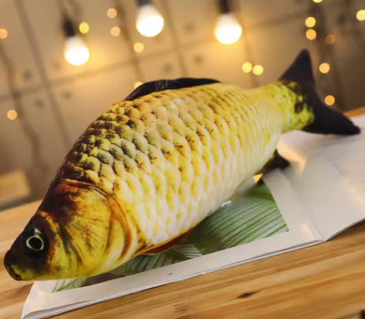 30-80cm 3D Simulation Gold Fish Plush Toys Stuffed Soft Animal Carp Plush Pillow Creative Sofa Pillow Cushion Gift Kids Toy