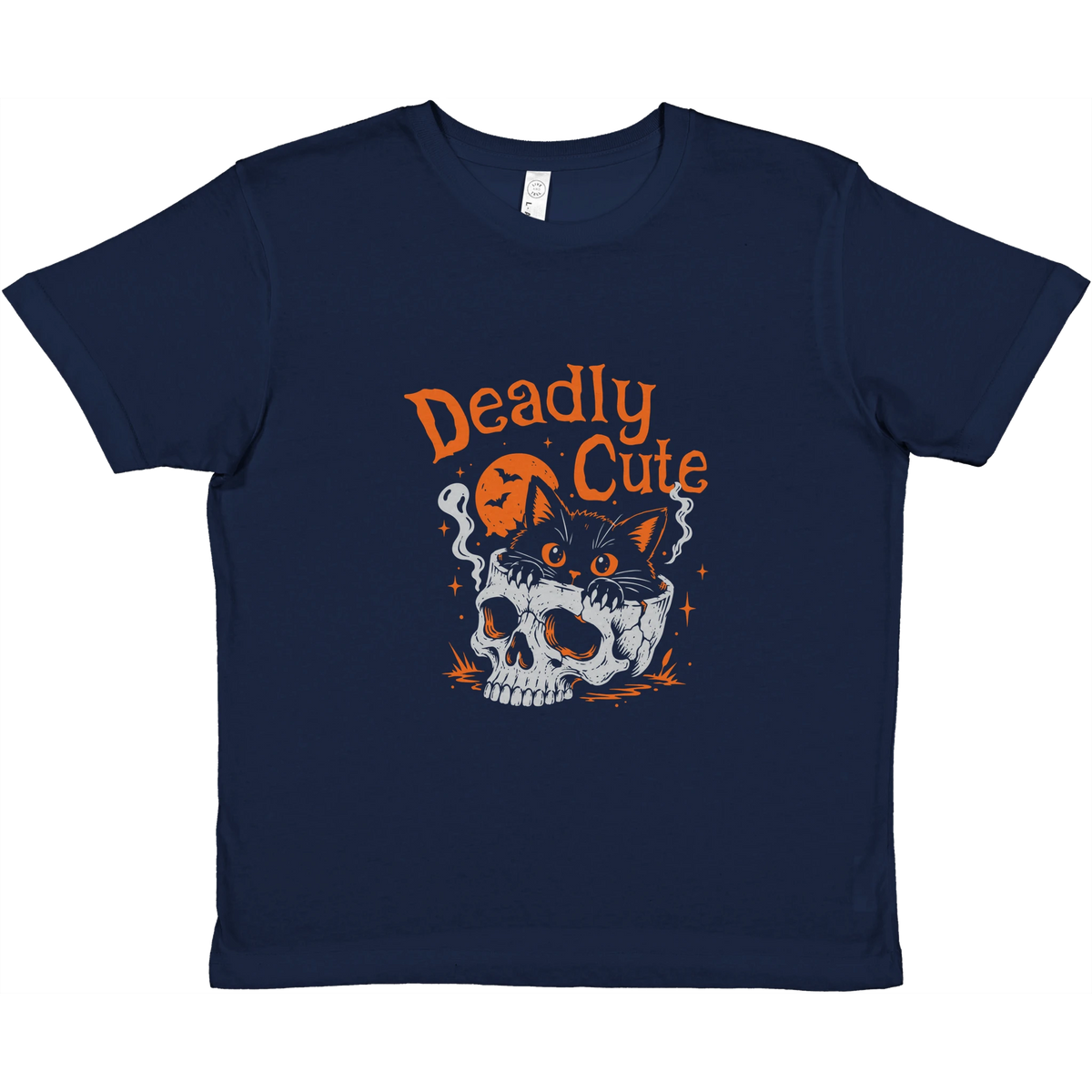 T-shirt enfant chat « Deadly Cute Cat » – Gaga de mon chat (vue 3)