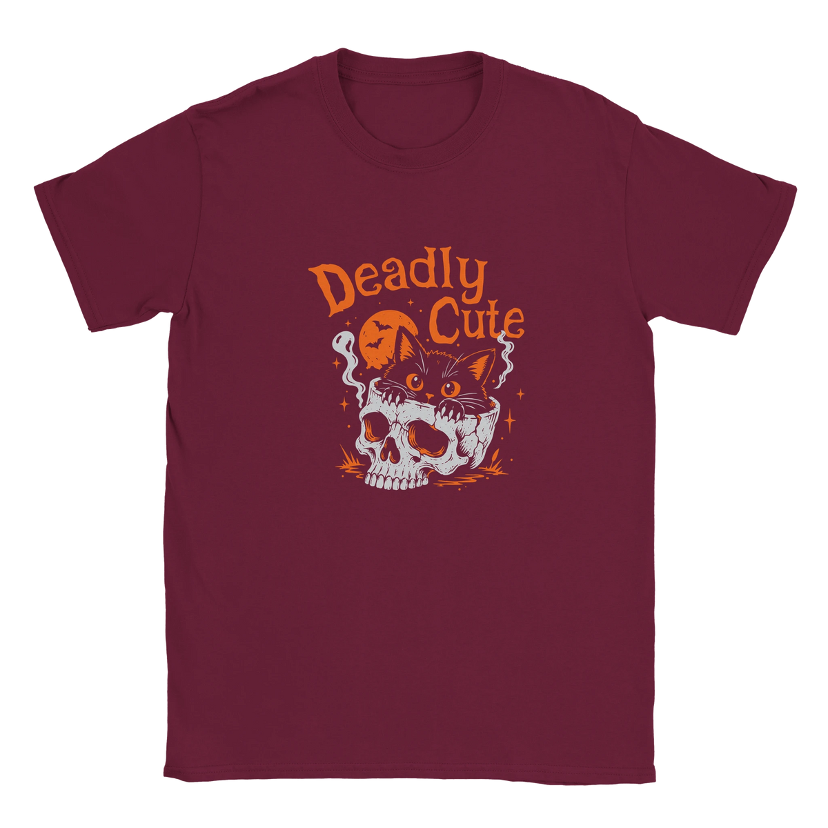 T-shirt unisexe humour chat « Deadly Cute Cat » – Gaga de mon chat (vue 6)