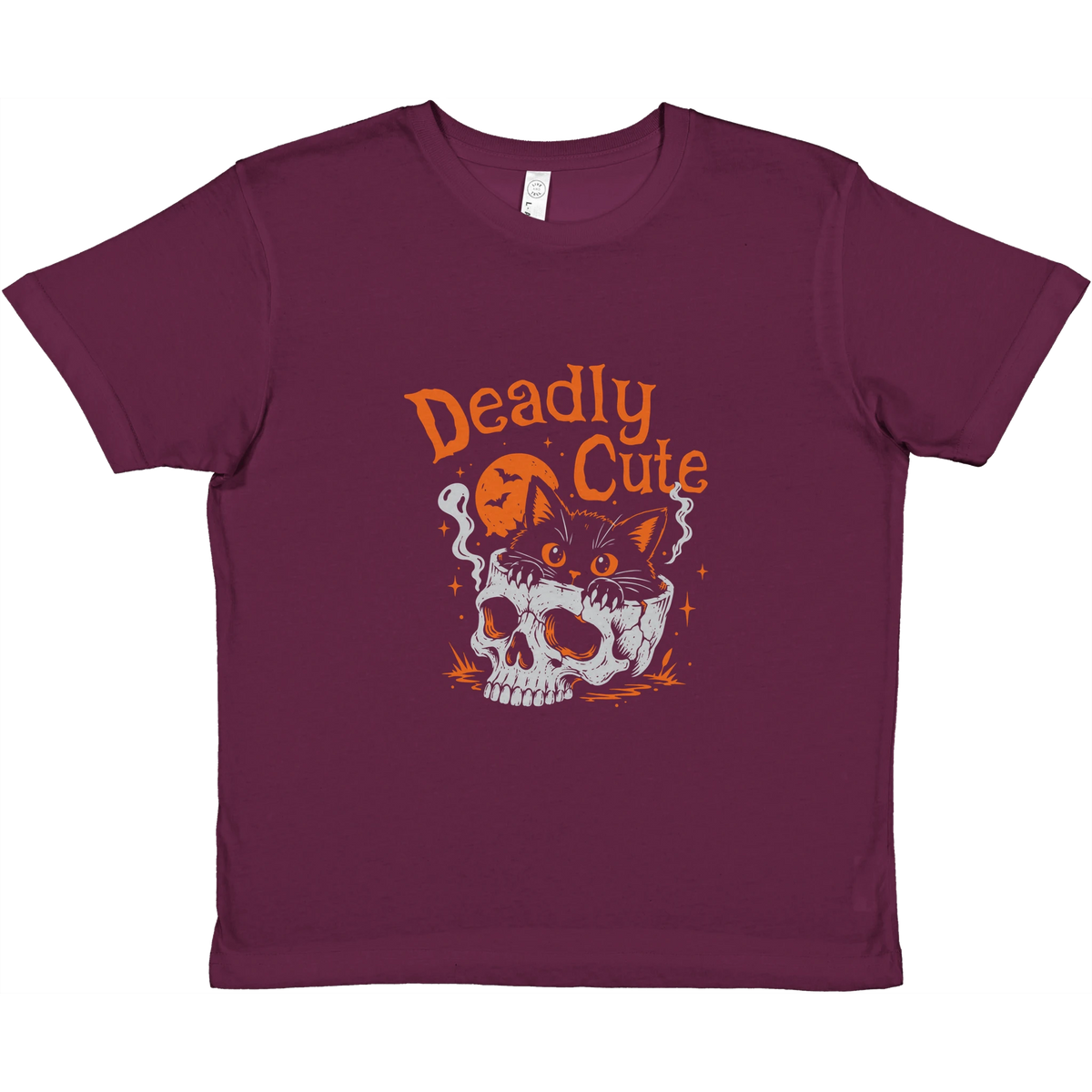 T-shirt enfant chat « Deadly Cute Cat » – Gaga de mon chat (vue 5)